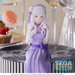 Re:Zero Premium Chokonose Figure Emilia Dressed-Up Party Ver. (SEGA)