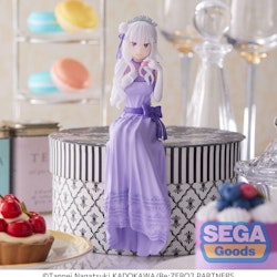 Re:Zero Premium Chokonose Figure Emilia Dressed-Up Party Ver. (SEGA)