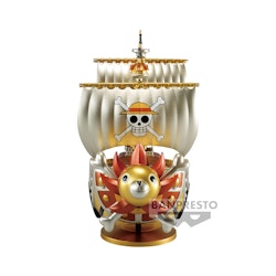 One Piece Mega World Collectable Figure Sunny Pirate Ship Special Gold Color Ver. (Banpresto)