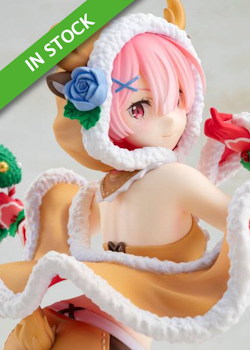 Re:Zero 1/7 Figure Ram Christmas Maid Ver. (Kadokawa)
