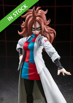 Dragon Ball FighterZ S.H. Figuarts Action Figure Android 21 Lab Coat (Tamashii Nations)