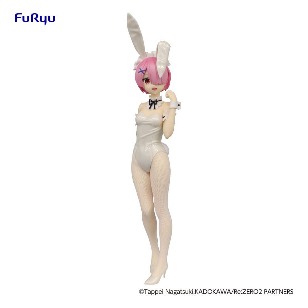 Re:Zero BiCute Bunnies Figure Ram White Pearl Color Ver. (FuRyu)