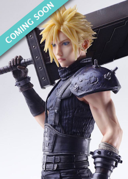 Final Fantasy VII Remake Static Arts Gallery Statue Cloud Strife (Square Enix)