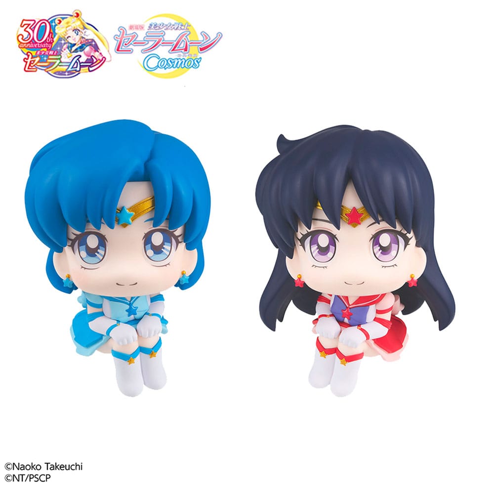 Sailor Moon Cosmos Look Up Figures Eternal Sailor Mercury & Eternal Sailor Mars Set (Megahouse)