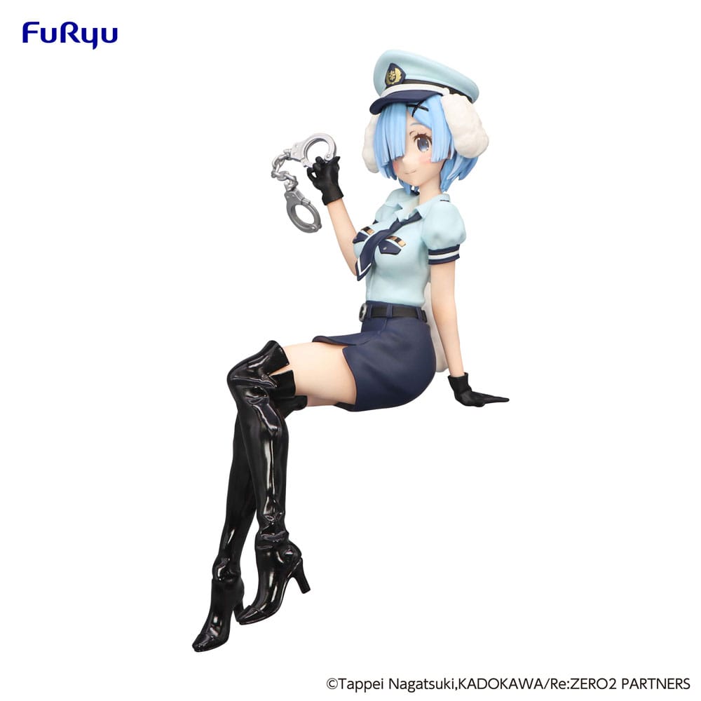Re:Zero Starting Life in Another World Noodle Stopper Figure Rem Police Officer Cap with Dog Ears (FuRyu)