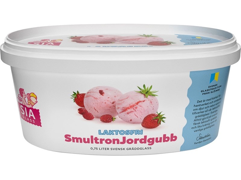 SmultronJordgubb Laktosfri 0,75 liter 8-pack