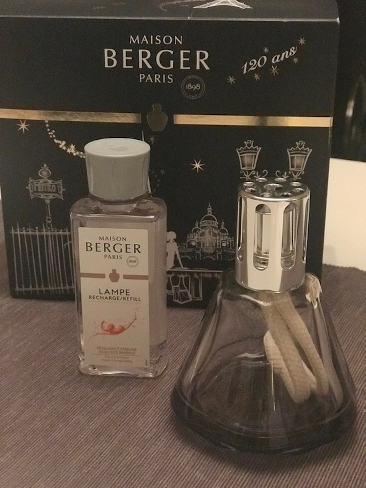 Doftlampa Gem Noire/svart presentförpackning- Maison Berger Paris