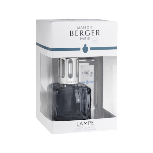 Maison Berger - Cube Grey - Doftlampa - Giftset