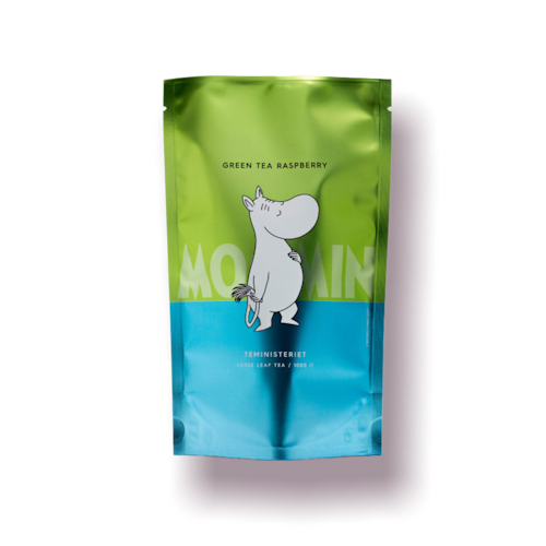 Mumin Te - Green Tea Rasberry - Refill 100g