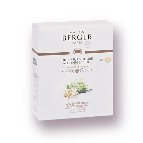 Refill bildoft - Black Angelica - Maison Berger