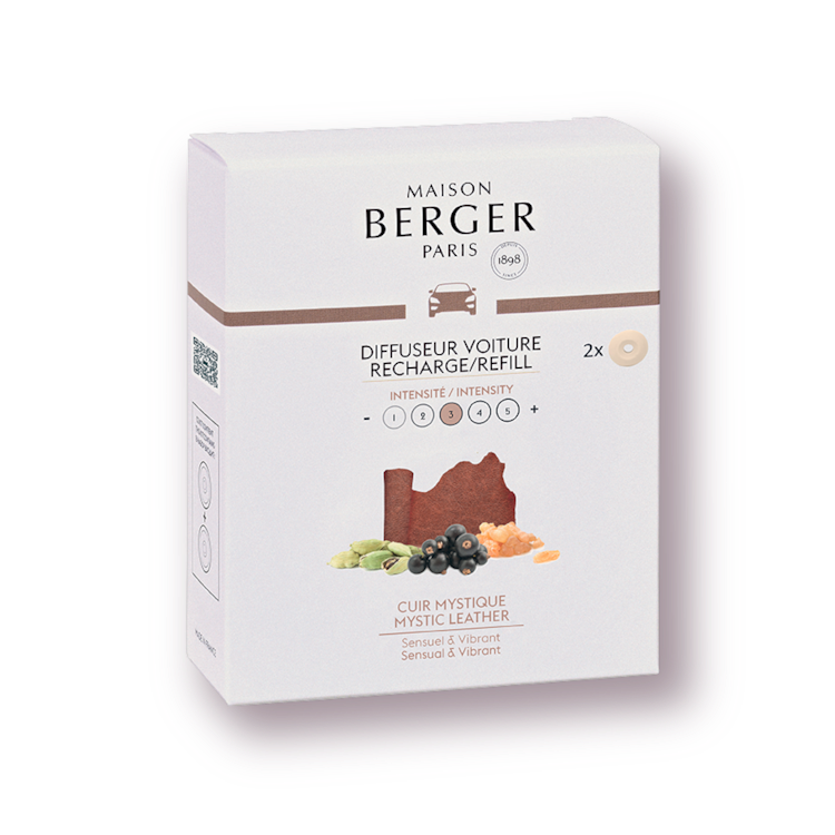 Refill bildoft - Mystic Leather - Maison Berger