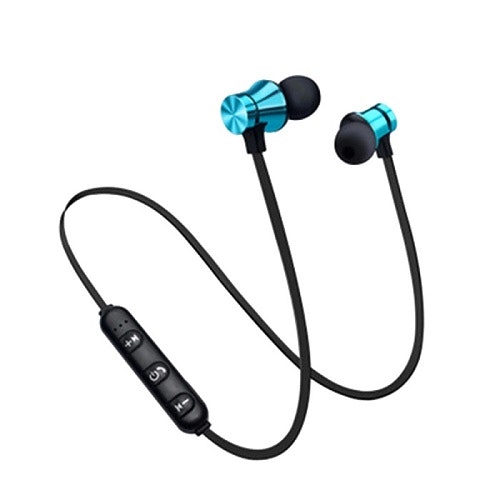 Sport Bluetooth 5.0 hörlurar trådlösa hörlurar- blå - Dina Prylar