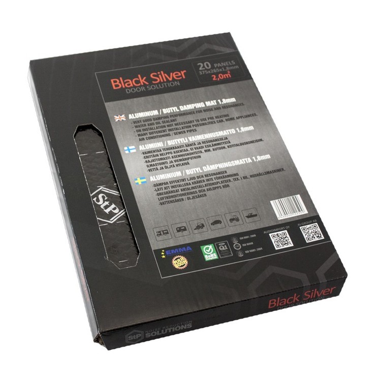 StP Black Silver door pack