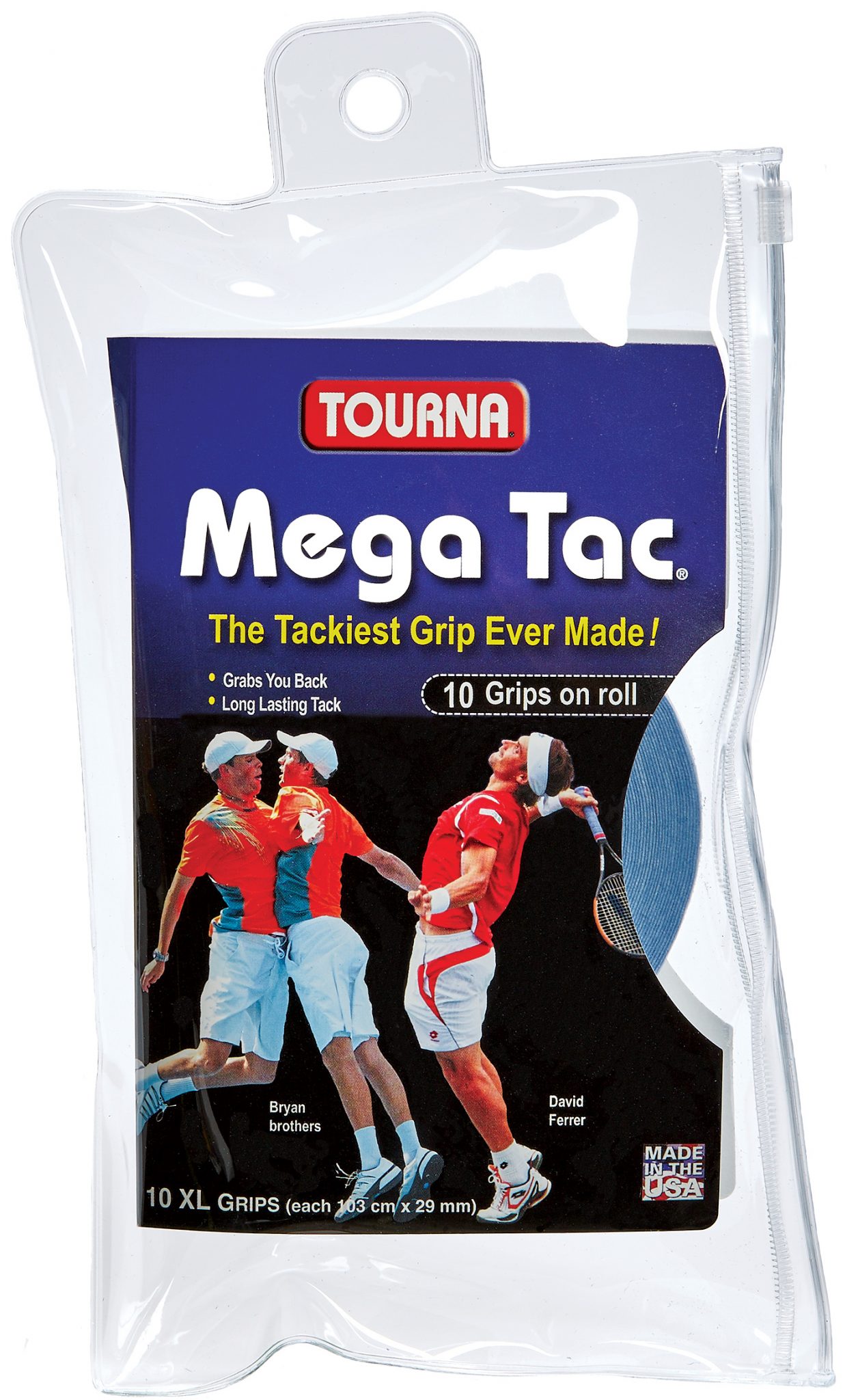 Tourna Mega Tac 10-pack bästa grepplindan padel tennis pickleball joola Diadem Gamma