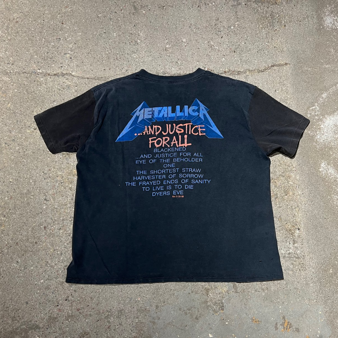 Metallica - Damaged Justice - Vintage T-shirt
