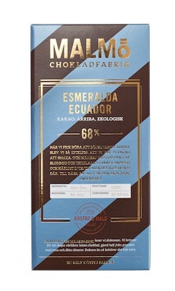 Malmö Chokladfabrik Esmeralda Ecuador
