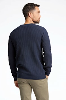 Lindbergh | Stickad Navy Tröja