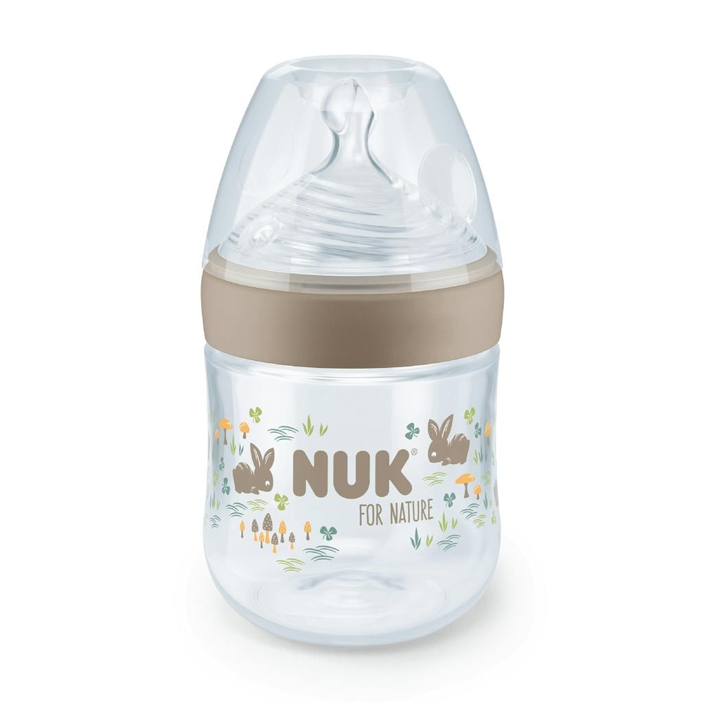 NUK For Nature Temperature Control Bottle Silicone 150 ml Tåteflaske