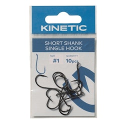 Kinetic Short Shank Single Hook