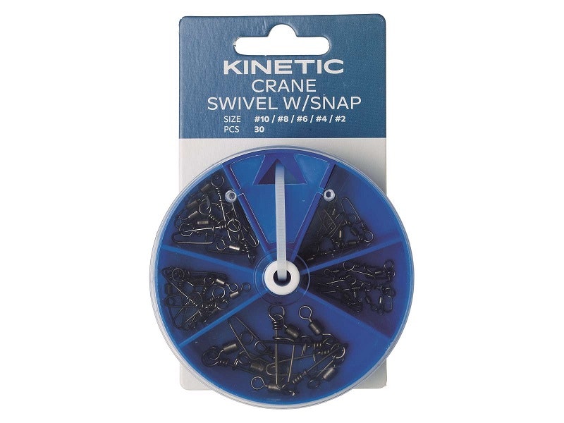 Kinetic Crane Swivel w/Snap Assortment