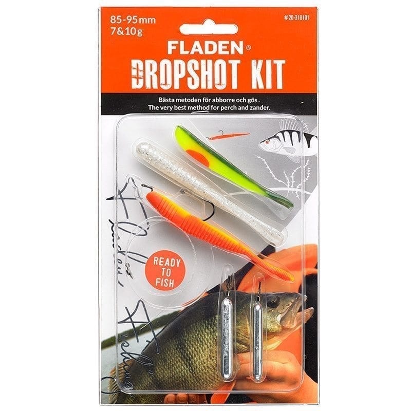 Dropshot-set trepack komplett 7/10g 8,5-9,5cm