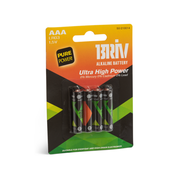 Batteri AAA LR03 - 4-pack