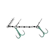 Mikado STINGER - WITH SWIVELS JAWS DOUBLE EVO STINGER FLUO XL - 35kg - # 2/0