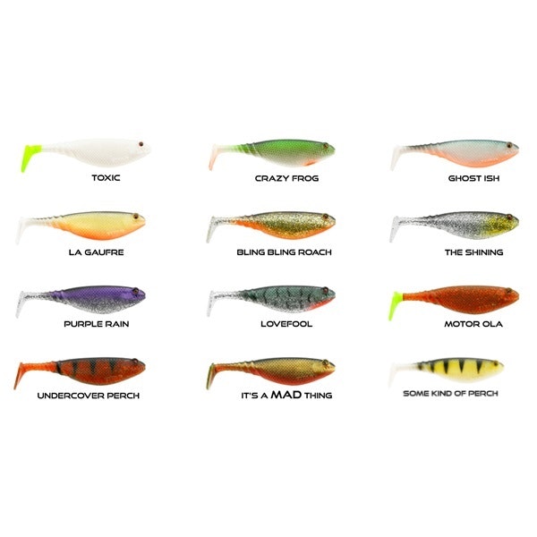 Titan Pro Tackle Shaden 8.5cm 5-pack