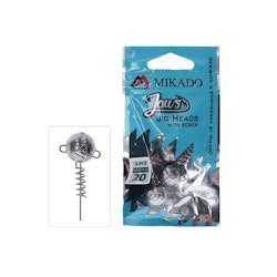 Mikado Lead Head - Jaws With Screw 3st