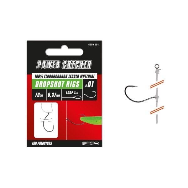 SPRO Dropshot Rig 3pack