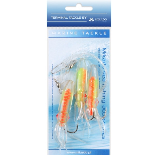 Mikado Squid Rig 7.5cm - Hook 3x4/0