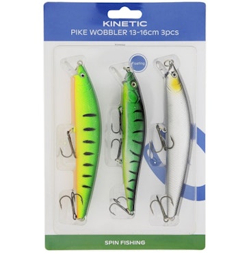 Kinetic Pike Wobbler 13-16cm / 3pcs