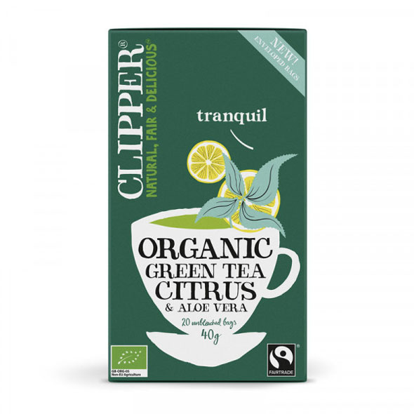 Grönt te med Citrus & aloe vera