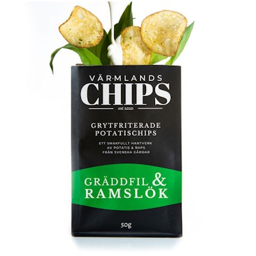 Chips - Gräddfil & ramslök