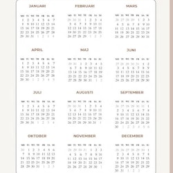 Skriv ut själv -Planner Veckokalender 2024 A5