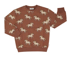Sweatshirt för barn - Vildhästar 86-128cl