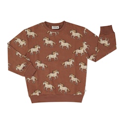 Sweatshirt för barn - Vildhästar 86-140cl