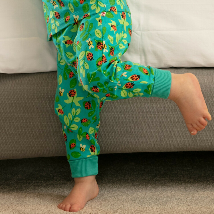 Byxor baby ekologiska barnkläder mjuka byxor