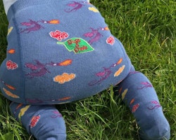 Barnstrumpbyxor med anti-slip - Drakar nyfödd-5år