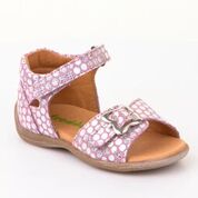 Sandal barn rosa metallic snygga sandaler skinn