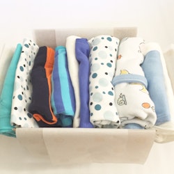 Babybox Blå - 10 plagg