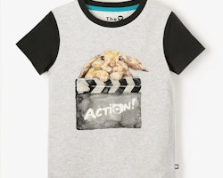 T-shirt kortärmad film kanin -2-8år