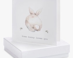 Kort + Örhängen - Some bunny loves you