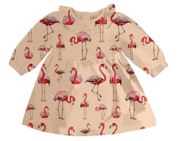 Klänning med volangkrage Flamingo - 3mån -6år