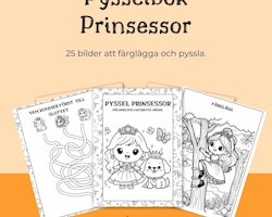 Pyssel Prinsessor - 30 sidor att skriva ut hemma