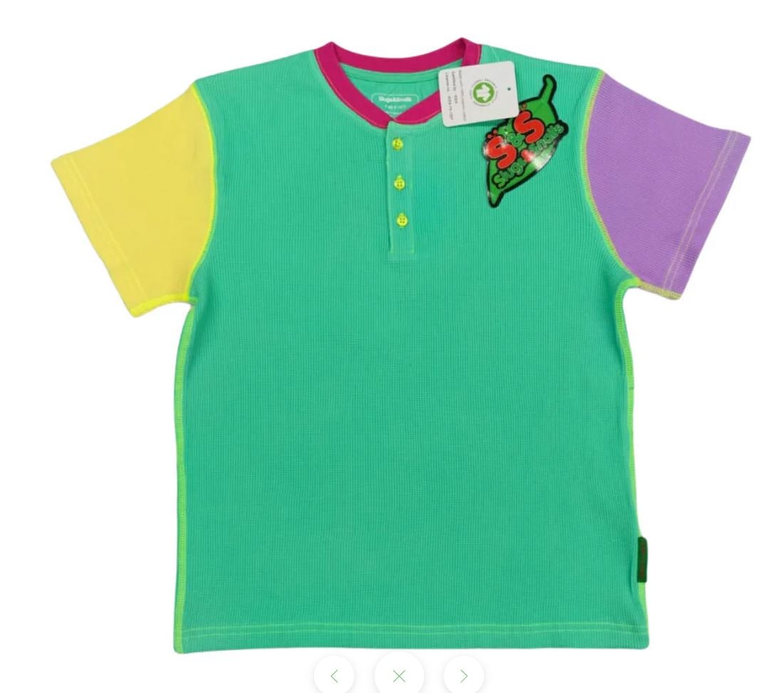 Sommar-set T-shirt + shorts för barn - Neon 90´s - 1-8år