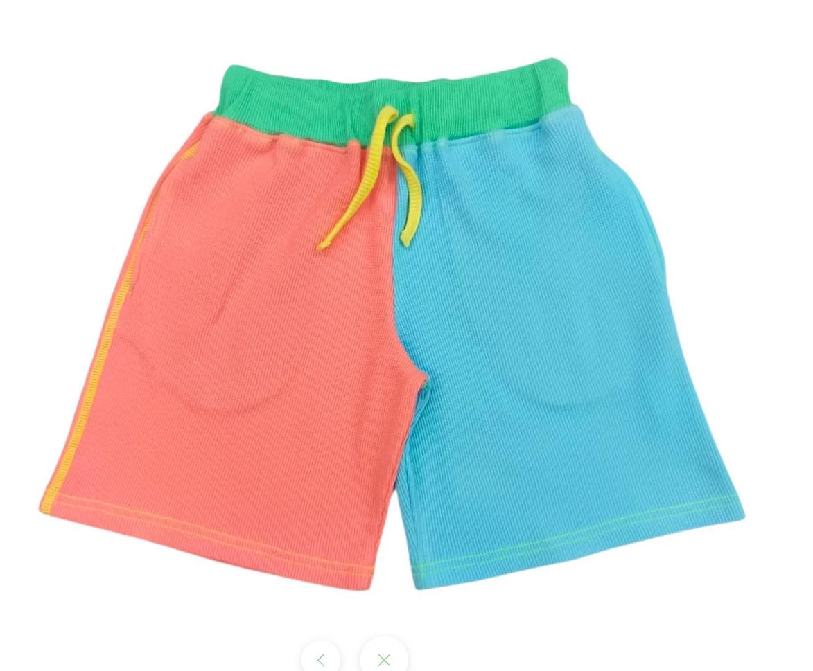 Sommar-set T-shirt + shorts för barn - Neon 90´s - 1-8år