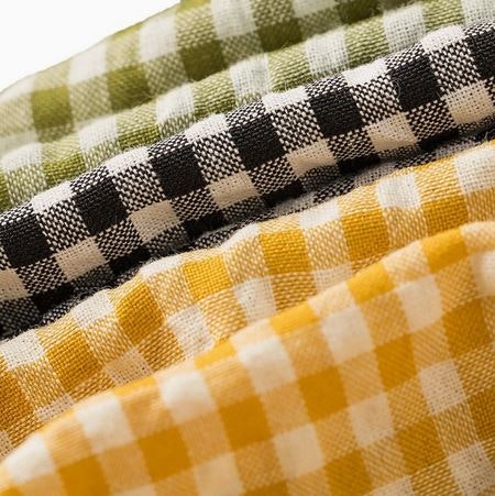 Baby klänning rutig - Grön Vit 3-24mån Klassis
