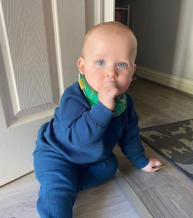 Myskläder barn vuxna - Våfflad eko bomull - Midnattsblå -3år-Medium
