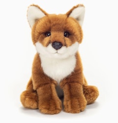 Mjukisdjur Gosedjur Räv sittande 20cm Teddy Hermann